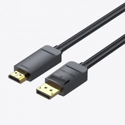 VENTION 4K DisplayPort to HDMI Cable 1.5M Black (HAGBG)