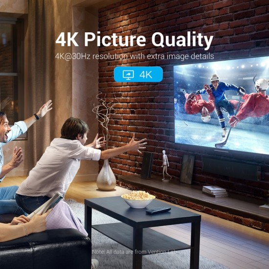 VENTION 4K DisplayPort to HDMI Cable 3M Black (HAGBI) VENTION 4K DisplayPort to HDMI Cable 3M Black (HAGBI)