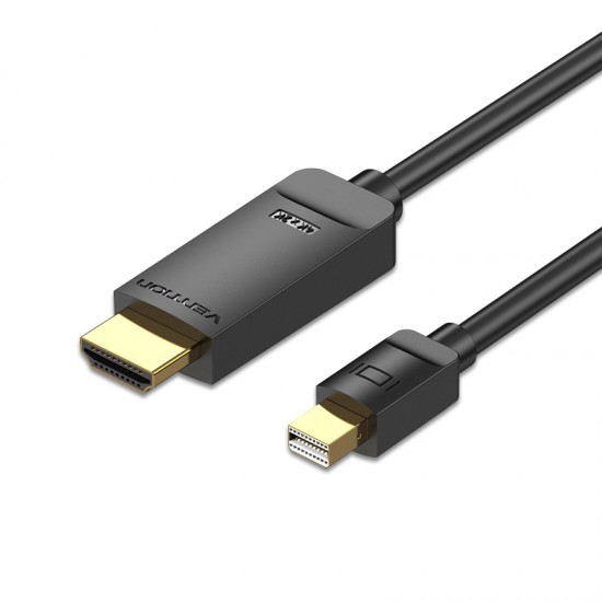 VENTION 4K Mini DisplayPort to HDMI Cable 1.5M Black (HAHBG) VENTION 4K Mini DisplayPort to HDMI Cable 1.5M Black (HAHBG)
