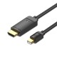 VENTION 4K Mini DisplayPort to HDMI Cable 1.5M Black (HAHBG) VENTION 4K Mini DisplayPort to HDMI Cable 1.5M Black (HAHBG)