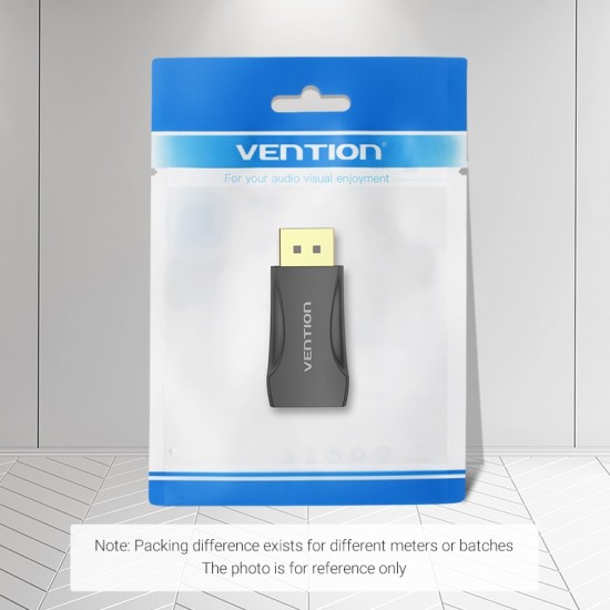 VENTION DisplayPort Male to HDMI Female 4K Adapter Black (HBPB0) VENTION DisplayPort Male to HDMI Female 4K Adapter Black (HBPB0)