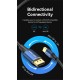 VENTION Cotton Braided 8K Mini DisplayPort to DisplayPort Cable 1.5M Blue Aluminum Alloy Type (HCFLG) VENTION Cotton Braided 8K Mini DisplayPort to DisplayPort Cable 1.5M Blue Aluminum Alloy Type (HCFLG)