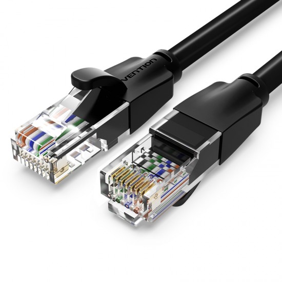 VENTION Cat.6 UTP Patch Cable 1M Black (IBEBF) VENTION Cat.6 UTP Patch Cable 1M Black (IBEBF)