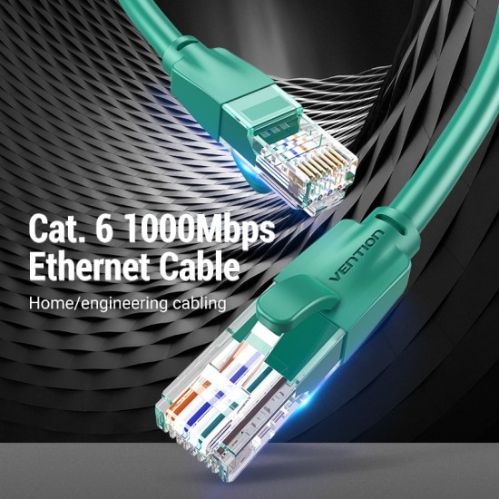 VENTION Cat.6 UTP Patch Cable 1M Green (IBEGF) VENTION Cat.6 UTP Patch Cable 1M Green (IBEGF)