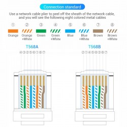 VENTION Cat.6 UTP RJ45 Modular Plug Transparent 10-Pack (IDDR0-10)