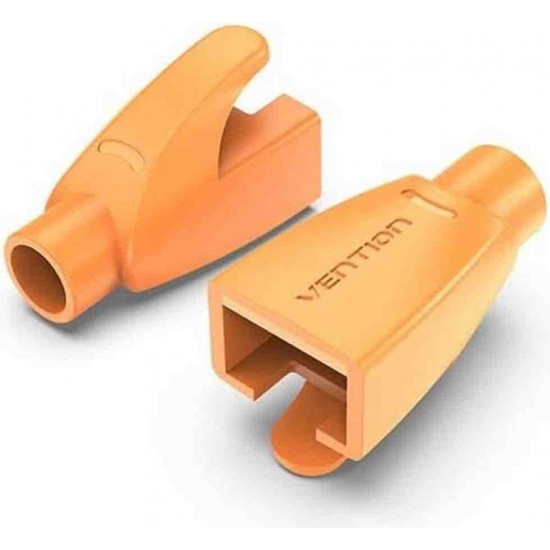 VENTION RJ45 Strain Relief Boots Orange PVC Type 100-Pack (IODO0-100) VENTION RJ45 Strain Relief Boots Orange PVC Type 100-Pack (IODO0-100)