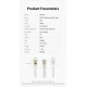 VENTION Flat 4-Core Telephone RJ11 Cable with 6P4C Plug 3M White (IQBWI) VENTION Flat 4-Core Telephone RJ11 Cable with 6P4C Plug 3M White (IQBWI)