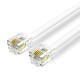 VENTION Flat 4-Core Telephone RJ11 Cable with 6P4C Plug 30M White (IQBWT) VENTION Flat 4-Core Telephone RJ11 Cable with 6P4C Plug 30M White (IQBWT)