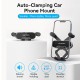 VENTION Auto-Clamping Car Phone Mount With Duckbill Clip Gray Crossbar Type (KCEH0)