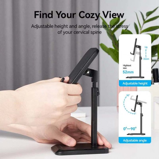 VENTION Height Adjustable Desktop Smartphone Stand White Aluminum Alloy Type (KCQW0) VENTION Height Adjustable Desktop Smartphone Stand White Aluminum Alloy Type (KCQW0)
