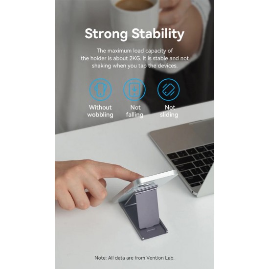 VENTION 3-Angle Desktop Smartphone Stand Purple Aluminium Alloy Type (KCXV0) VENTION 3-Angle Desktop Smartphone Stand Purple Aluminium Alloy Type (KCXV0)