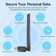 VENTION AC650 USB Wi-Fi Dual Band Network Adapter with High-Gain Antenna Black (KDTB0)