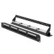 VENTION Cat.6 UTP 24-Ports Keystone Patch Panel Black (KGAB0) VENTION Cat.6 UTP 24-Ports Keystone Patch Panel Black (KGAB0)