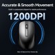 VENTION 3-Button Wireless Computer Mouse with USB Receiver Black (KTBB0)