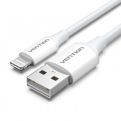 VENTION USB 2.0 A to Lightning 2.4A Cable 1.5M White MFi-Certified (LAFWG)