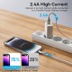VENTION USB 2.0 A to Lightning 2.4A Cable 2M White MFi-Certified (LAFWH) VENTION USB 2.0 A to Lightning 2.4A Cable 2M White MFi-Certified (LAFWH)
