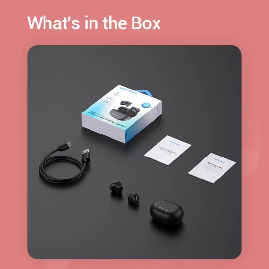 VENTION True Wireless Bluetooth Earbuds Tiny T12 White (NBLW0) VENTION True Wireless Bluetooth Earbuds Tiny T12 White (NBLW0)