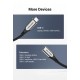 VENTION Cotton Braided Type-C 3.1 Extension Cable 0.5M Gray (TABHD) VENTION Cotton Braided Type-C 3.1 Extension Cable 0.5M Gray (TABHD)