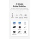 VENTION Cotton Braided USB 4.0 Type-C to Type-C 5A Cable 1M Gray Aluminum Alloy Type (TAVHF) VENTION Cotton Braided USB 4.0 Type-C to Type-C 5A Cable 1M Gray Aluminum Alloy Type (TAVHF)
