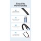 VENTION Cotton Braided USB 4.0 Type-C to Type-C 5A Cable 1M Gray Aluminum Alloy Type (TAVHF) VENTION Cotton Braided USB 4.0 Type-C to Type-C 5A Cable 1M Gray Aluminum Alloy Type (TAVHF)