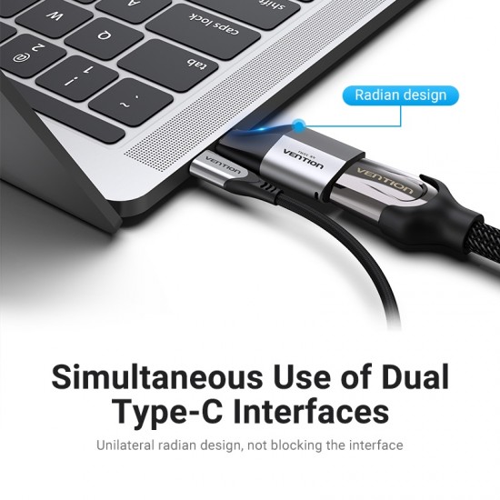 VENTION Type-C to HDMI Adapter Gray Aluminum Alloy Type (TCDH0) VENTION Type-C to HDMI Adapter Gray Aluminum Alloy Type (TCDH0)