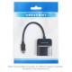 VENTION Type-C to VGA Adapter 0.15M Black ABS Type (TDDBB) VENTION Type-C to VGA Adapter 0.15M Black ABS Type (TDDBB)