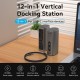VENTION Type-C to HDMI/VGA/USB 3.1 Gen 2/USB 3.1 Gen 2-C/USB 3.0x2/RJ45/SD/TF/TRRS 3.5mm/PD 100W/DC 10W Docking Station Gray Vertical Aluminum Alloy Type (TPJH0-EU) VENTION Type-C to HDMI/VGA/USB 3.1 Gen 2/USB 3.1 Gen 2-C/USB 3.0x2/RJ45/SD/TF/TRRS 3.5mm/PD 100W/DC 10W Docking Station Gray Vertical Aluminum Alloy Type (TPJH0-EU)