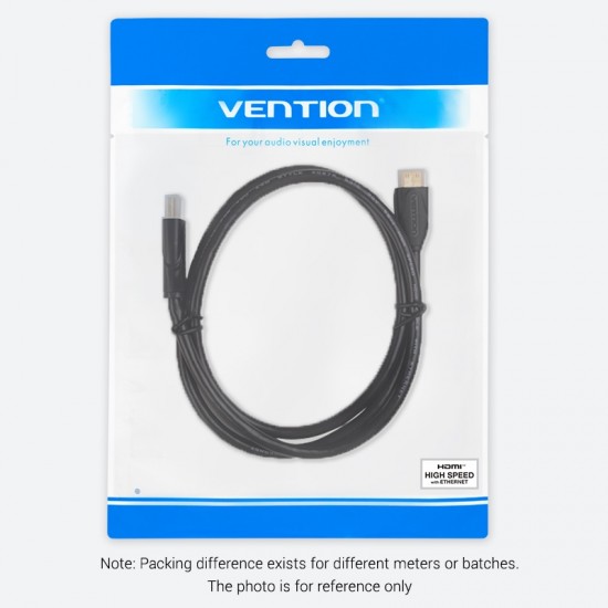VENTION Mini HDMI to HDMI Cable 1M Black (VAA-D02-B100) VENTION Mini HDMI to HDMI Cable 1M Black (VAA-D02-B100)