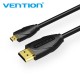 VENTION Micro HDMI to HDMI Cable 1M Black (VAA-D03-B100) VENTION Micro HDMI to HDMI Cable 1M Black (VAA-D03-B100)