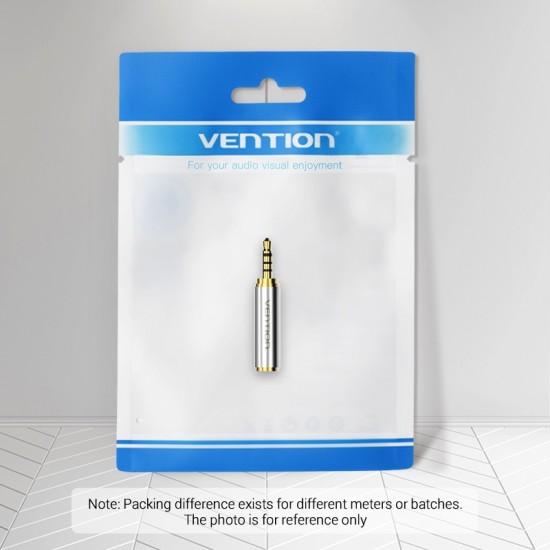 VENTION 2.5mm Male to 3.5mm Female Audio Adapter Silvery Metal Type (VAB-S02) VENTION 2.5mm Male to 3.5mm Female Audio Adapter Silvery Metal Type (VAB-S02)