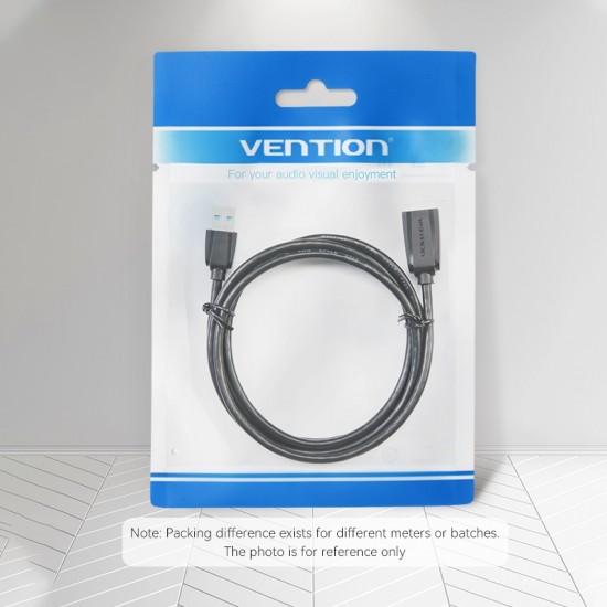VENTION USB 3.0 Extension Cable 2M Black (VAS-A45-B200)