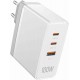 VENTION 3-Port USB (C+C+A) GaN Charger (100W/100W/30W) EU White (FEGW0-EU) VENTION 3-Port USB (C+C+A) GaN Charger (100W/100W/30W) EU White (FEGW0-EU)