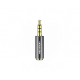 VENTION 3.5mm CTIA-OMTP Adapter Brown Metal Type (VAB-S06) VENTION 3.5mm CTIA-OMTP Adapter Brown Metal Type (VAB-S06)