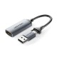 VENTION External Video Capture Card HDMI to Type-C/USB-A 0.1M Gray (ACWHA)