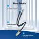 VENTION Type-C Male to 2*3.5mm Earphone Jack Adapter 0.3M Gray Aluminum Alloy Type (BGNHY)