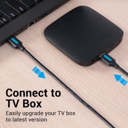 VENTION USB 2.0 A Male to A Male Cable 0.25M Black PVC Type (COJBC)
