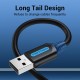 VENTION USB 2.0 A Male to A Male Cable 0.25M Black PVC Type (COJBC)