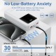 VENTION 30.000mAh Power Bank (Micro-USB + USB-C + USB-A + USB-A) 22.5W Black Led Display Type (FHMB0)