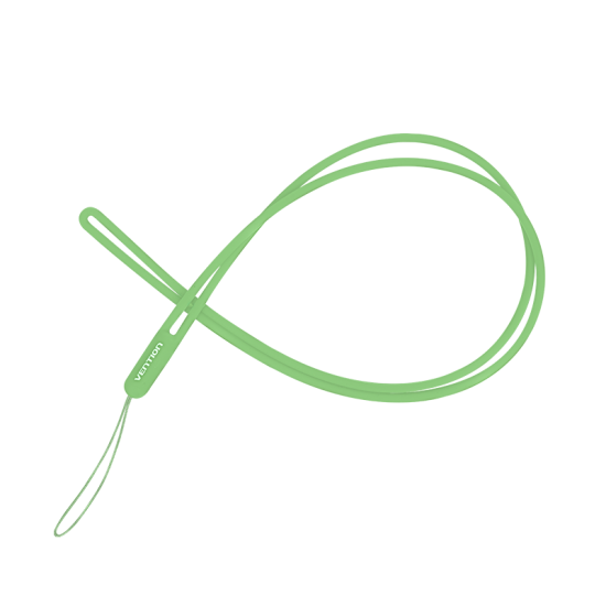 VENTION Smartphone Lanyard 0.15M Green Silicone Type (KQFGB)
