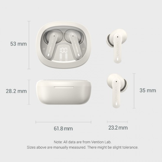 VENTION True Wireless Bluetooth Earbuds Air A01 Black (NBMB0)