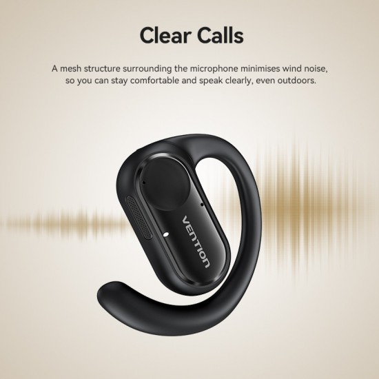 VENTION Open Ear Wireless Bluetooth Headphones OpenBeat O11 Beige (NBPN0)