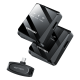 VENTION USB-C 2-Pack Wireless Clip-On Lavalier Microphone Black (NCBB0)