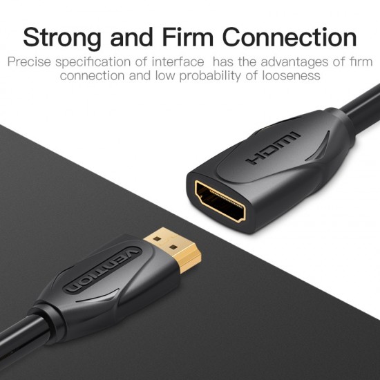VENTION HDMI Extension Cable 1M Black (VAA-B06-B100)