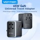 VENTION 4-Port USB (C+C+A+A) GaN Universal Travel Adapter (65W/65W/60W/5W) EU Black (FJFB0) VENTION 4-Port USB (C+C+A+A) GaN Universal Travel Adapter (65W/65W/60W/5W) EU Black (FJFB0)