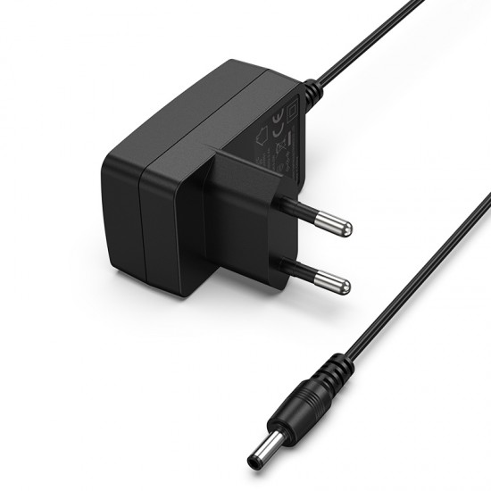 VENTION EU Power Adapter 5W (5V/1A), 3.5 * 1.35 with 1.5M Cable Black (TPQ-236A0501)