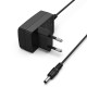 VENTION EU Power Adapter 5W (5V/1A), 3.5 * 1.35 with 1.5M Cable Black (TPQ-236A0501)
