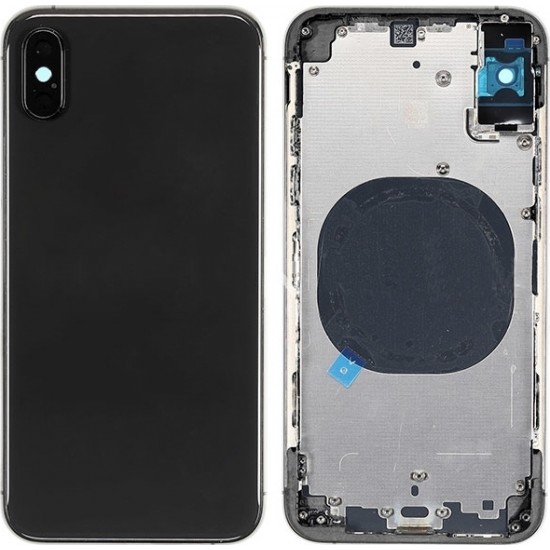 Καπάκι Μπαταρίας iPhone XS Με Πλαϊνά Πλήκτρα Και SIM Tray Μαύρο Καπάκι Μπαταρίας iPhone XS Με Πλαϊνά Πλήκτρα Και SIM Tray Μαύρο