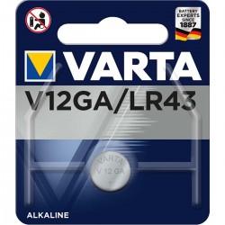 Varta Professional V12GA LR43 1.5V (1τμχ) (4008496273676)