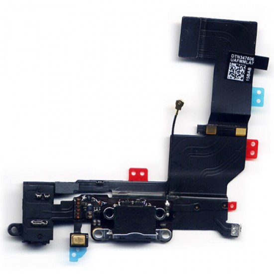 Καλωδιοταινία Φόρτισης iPhone 5S Μαύρο Καλωδιοταινία Φόρτισης iPhone 5S Μαύρο